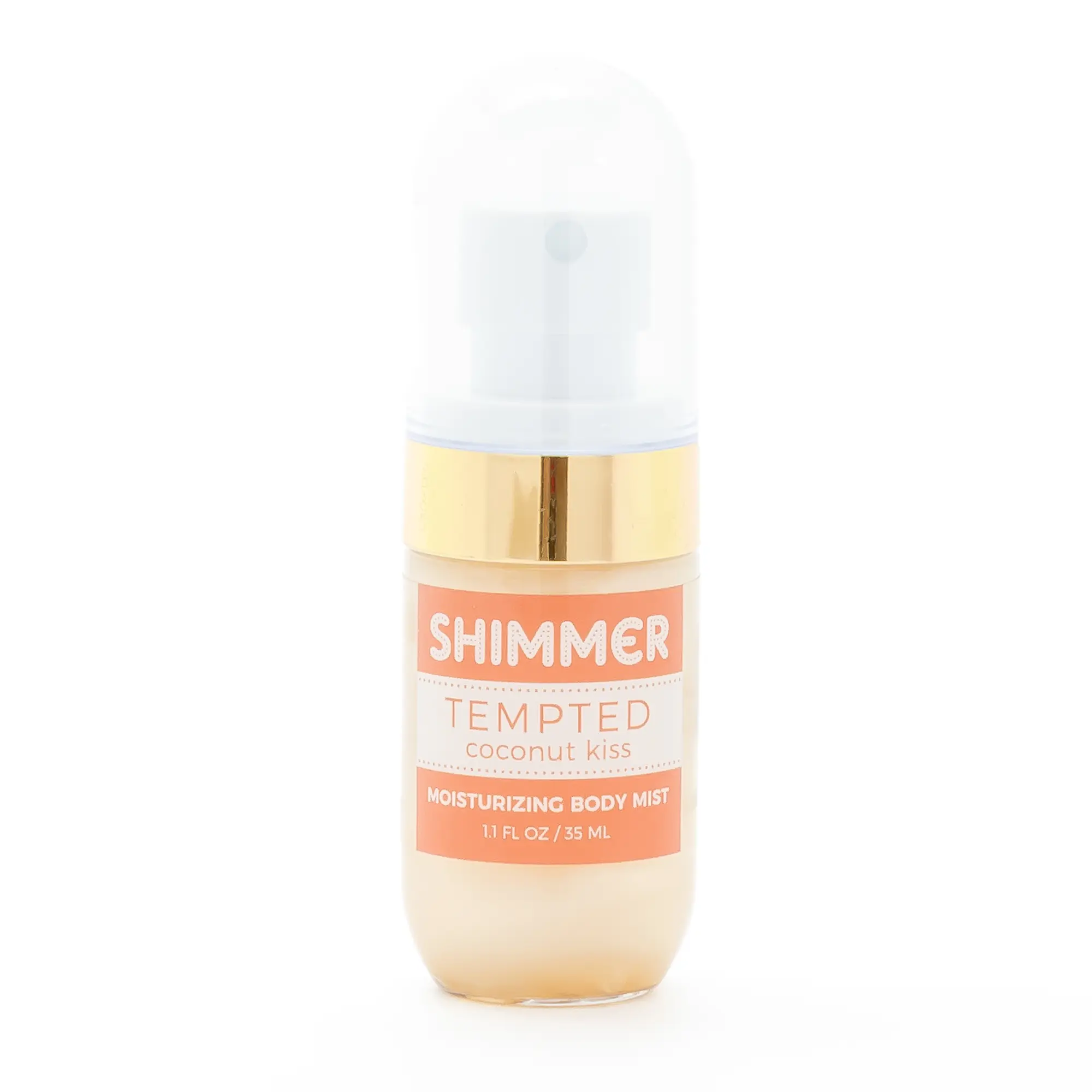 Tempted (coconut kiss) Shimmer Body Mist