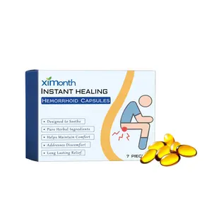 Ximonth Herbal Hemorrhoid Capsules, Relieve Perianal Discomfort, Reduce Hemorrhoid Piles, Body Care, Anal Comfort Care Capsules outdoorfun