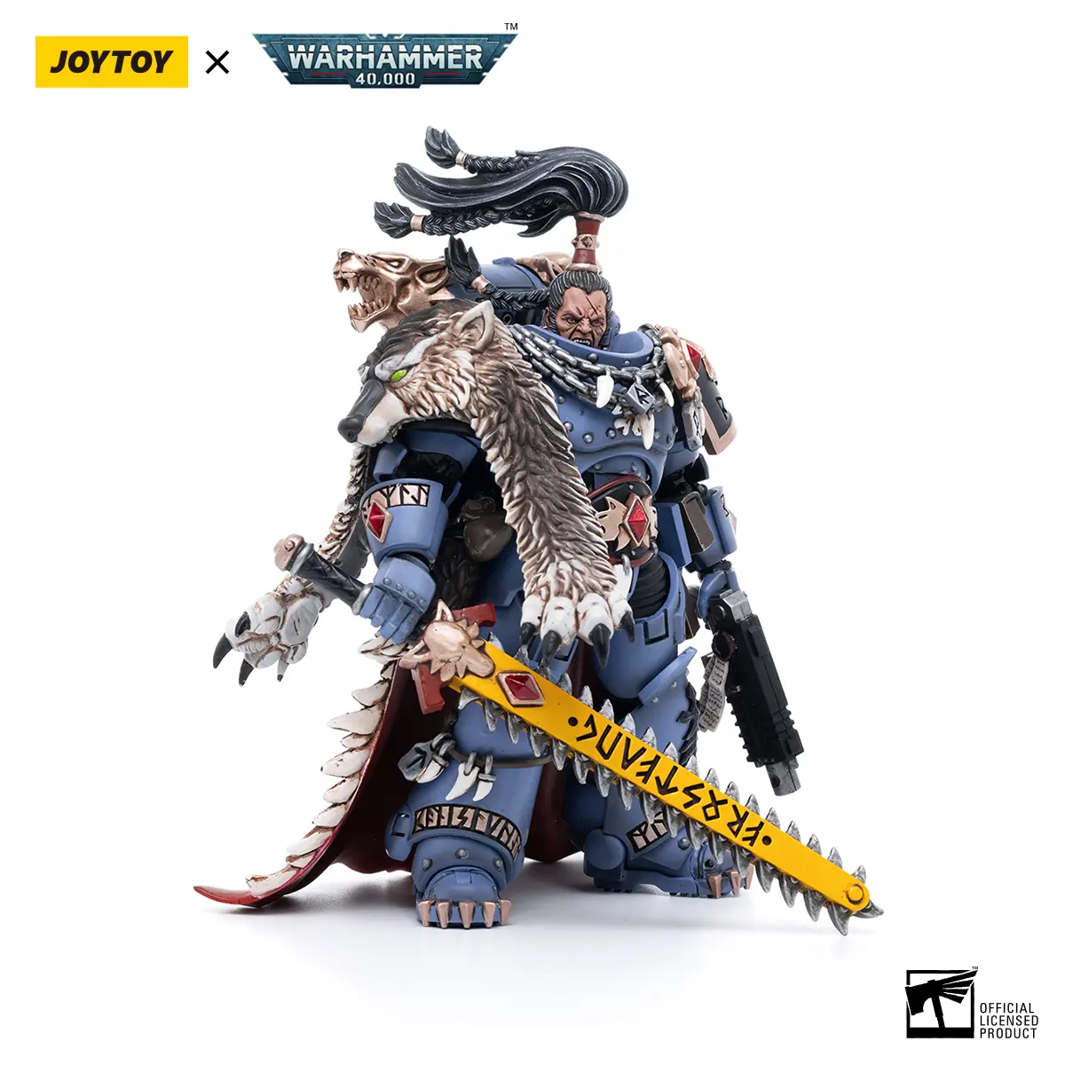 Joytoy 1/18 Articulated PVC Collectible Action Figure - Space Wolves Ragnar Blackmane Model JT2931, Collectible Figurines, Minifigures, Small Decorative Figurines, Articulated Pvc Figure