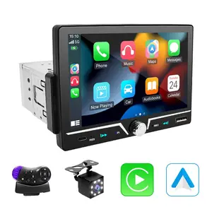 7 Inch Carplay Car Display, Car Video Player, Car Media Player, Supports Carplay & Android Auto, Bluetooth-compatible 5.0, USB, TF, Aux, Fm, Fits 1 Din Radio, 12V Voltage