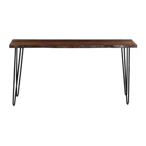 Nature's Edge Solid Acacia Counter Height Sofa Dining Table - Acacia, Elevated, Exquisite Craftsmanship Options for Indoor Furniture Use, Acacia Dining Tables, Elevated Dining Tables
