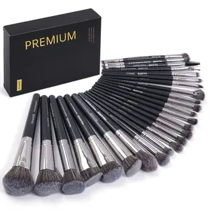 MAANGE 25pcs/set Soft Bristle Makeup Brush Kit, Foundation Blush Brush Kabuki Brush Powder Brush, Professional Cosmetic Brushes for Foundation & Powder, Cosmetic Tool Beauty Products, Cosmetic Products, Valentine's Day Gift
