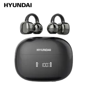 HYUNDAI Clipbuds7 Clip-On Wireless Headphones with Bluetooth 5.4, Stable Connection, 360° Panoramic Sound, IP45 Dust & Water Resistance, Lightweight Comfortable Fit, Open-Ear Earbuds for Music & Calls, Compatible with Android & iOS