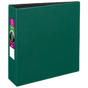 Avery Durable 3 Ring Binder, 3" Slant Rings, 1 Green Binder (27653)