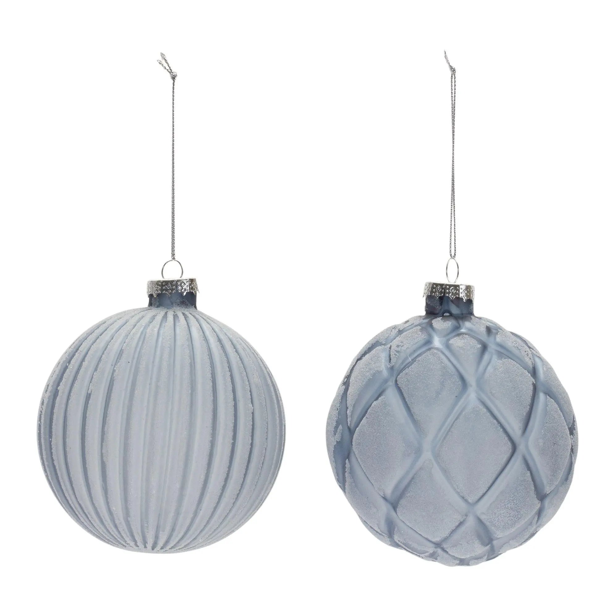 Melrose Frosted Glass Ball Ornament (Set of 6)