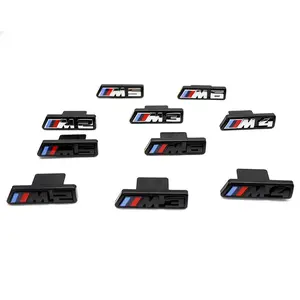 3D Car Grille Emblem Badge, M Logo Front Grill Decoration, Auto Accessories for Bmw Models E46 E90 E60 F10 F30 E39 E36 F20 E87 G30 E92 G20 G30
