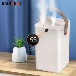 USB Powered Cool Mist Humidifier, Household Desktop Air Humidifier with Digital Display, Home Air Purifier for Office, Bedroom, Living Room, Dormitory