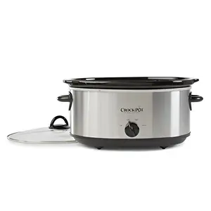 Crockpot 7-Quart Slow Cooker, Manual, Stainless Steel