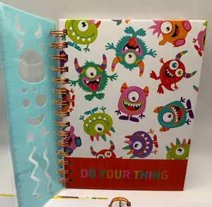 Do Your Thing Hardback Magic Monster Notebook 6x8 Inches 80 Lined Pages for Fountain Pen Users Creative Writing Journal
