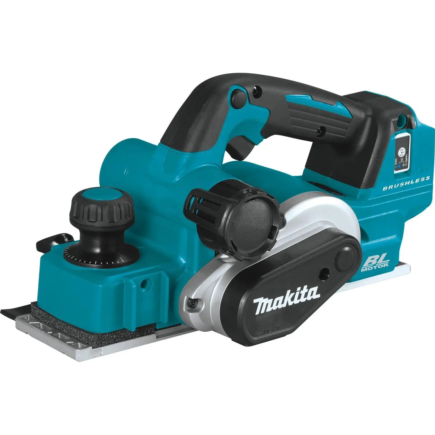 Makita XPK02Z-R 18V LXT 3-1/4" Wide Aluminum Base Planer - AWS Compatible, Rabbeting Cut for Wood Surfaces (Tool Only)