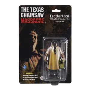 HIYA Exquisite Mini Series 1/18 Scale 4 Inch Texas Chainsaw Massacre 1974 LeatherFace - Killing Mask Standard Ver. Action Figure
