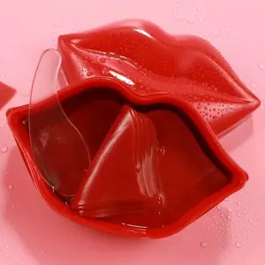 Moisturizing Cherry Lip Mask, Hydrating Glossy Lip Care Patches, Lip Moisturizer, Personal Lip care Product for Women & Girls, Cosmetic Gift, Lip Plumper Lip Stain