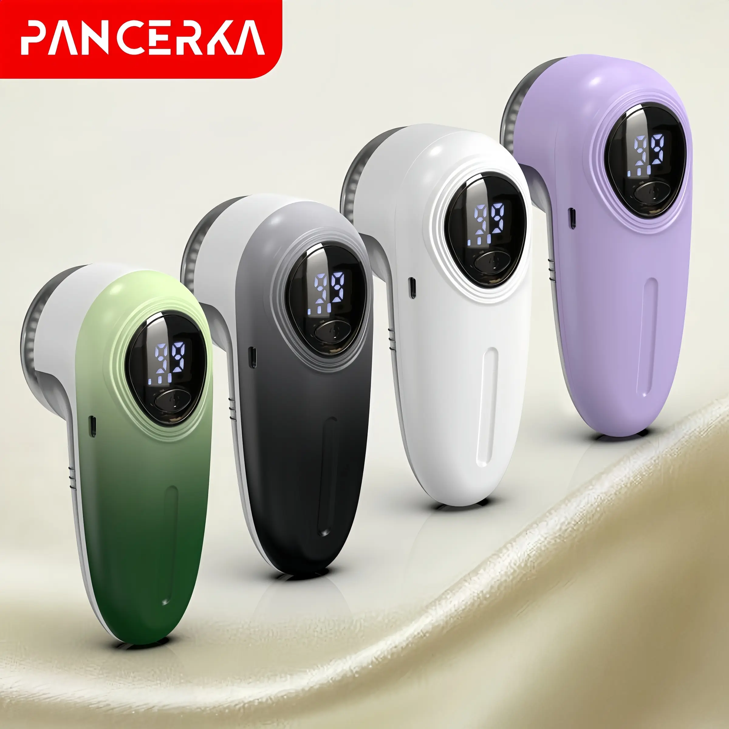 Fabric Shaver for Clothing Sweaters, Electric Household Fabric Shaver with 3 Speed Adjustable, LED Display, 500mAh Rechargeable Battery & Extra Blade Portable Fabric Shaver, Lint Remover Tool