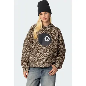 Leopard Magic 8 Oversized Hoodie Leopard Magic 8 Oversized Hoodie