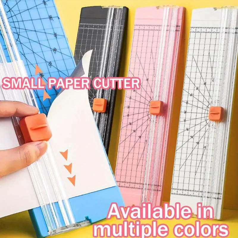 VK Portable Paper Trimmer Plastic Paper Cutter A4 Size Office Cutting Paper Tools Home Office Cutting Supplies Office Gadgets