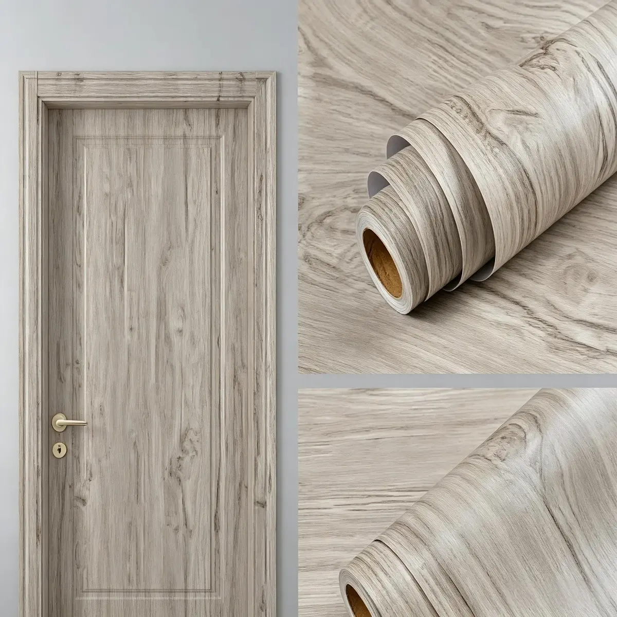 Thick Wood Grain Contact Paper Self Adhesive Peel and Stick Waterproof Oil Proof Vinyl Wrap Tabletop Cabinet Desk Countertop Furniture Makeover Rental Home DIY Decor Renovation