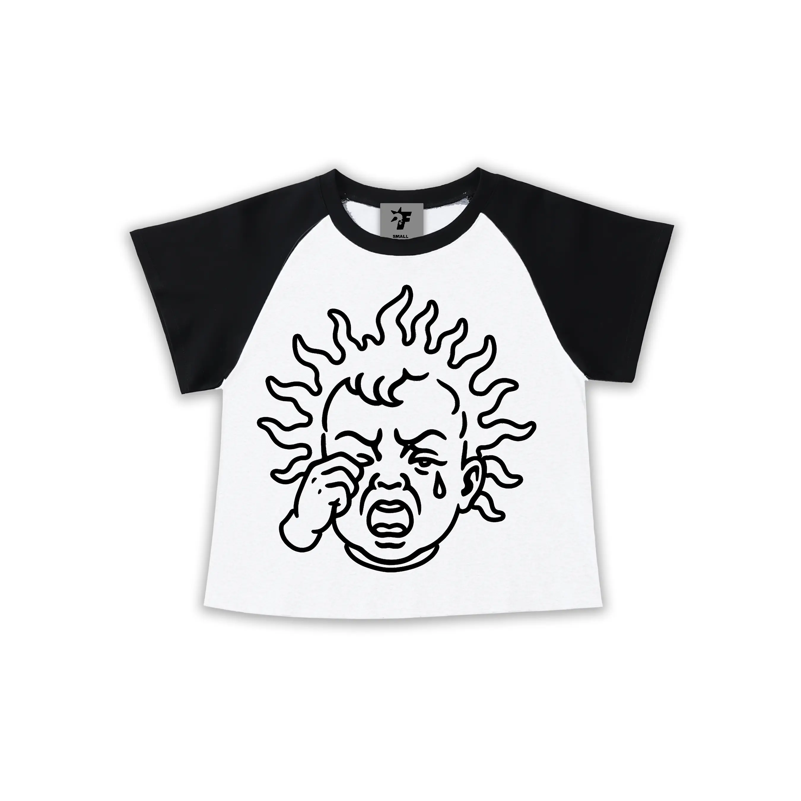Crybaby Face Baby Tee (Women)