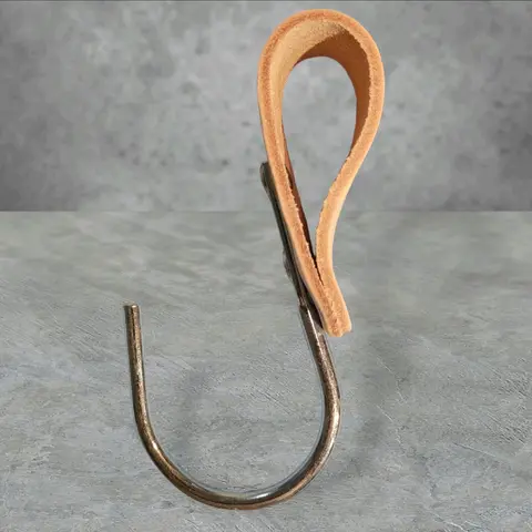 Durable Leather Tool Hook - Heavy-Duty Garage Hooks for Hanging, Easy Hanging Organiser Ideal for Home Garages and Workshops, Great for DIY at Home