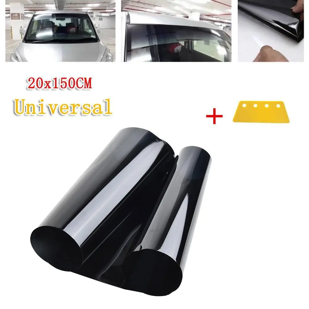 2026 New 20cm*150cm Car 5％VL Sun Visor Strip Degrade Tint Film Front Glass Windshield Anti-UV Shade Waterproof, Durable Decal For your Cars
