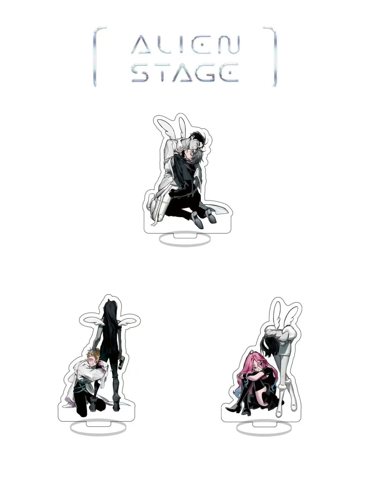 Alien Stage Anime Acrylic Stand – Fan Favorite Character Display, Aesthetic Desktop Decor for Anime Lovers