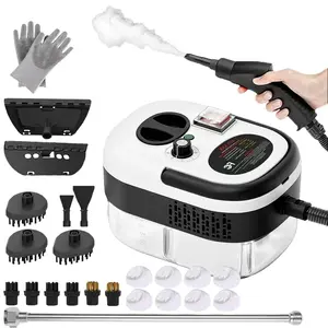 [PrideMonthCleaning] 2500W High Pressure Multifunctional Steam Cleaner, Multiple Accessories, Car Steamer Handheld Steam Cleaner for Home Use, Hardwood Floor Steam Cleaner for Upholstery, Kitchen, Bathroom, Grout