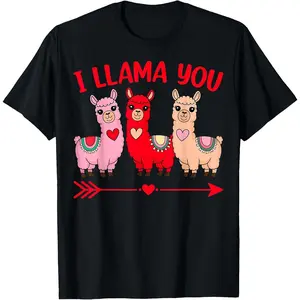 I Llama You Cute Alpaca Lover Couple Valentine's Day T-Shirt