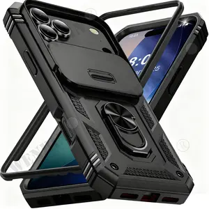 Case For iPhone 17 Pro Max 16 15 14 13 12 11 Pro Max Mini Plus 17e 16e Heavy Duty with Camera 360 Degree Kickstand Cover