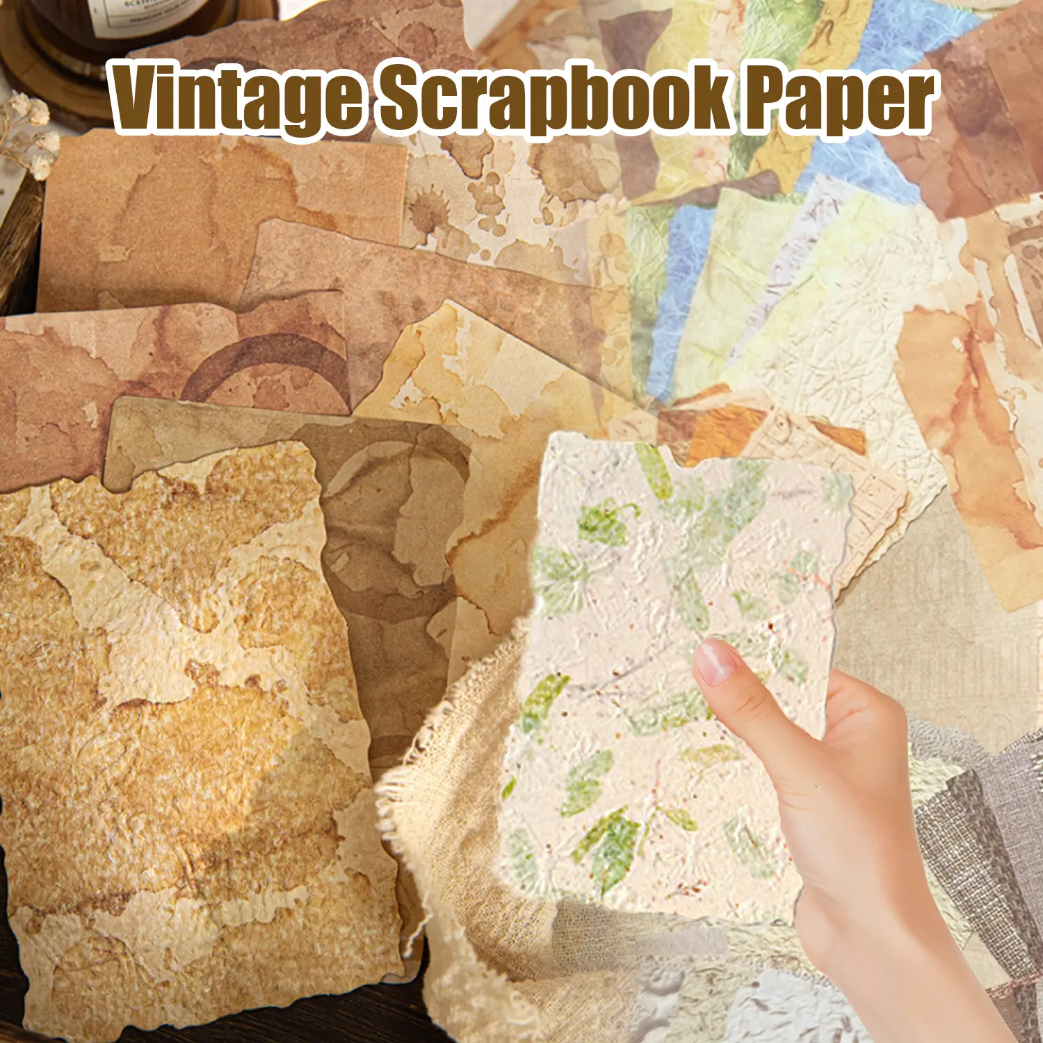Embossed Textured Craft Paper Scrapbooking Set (6-Pack, 168 Sheets) - 2.4x3.2 in, 3.4x4.9 in, Luxurious Texture, Distinctive Combination for Holidays, Home Improvement Supplies for Students