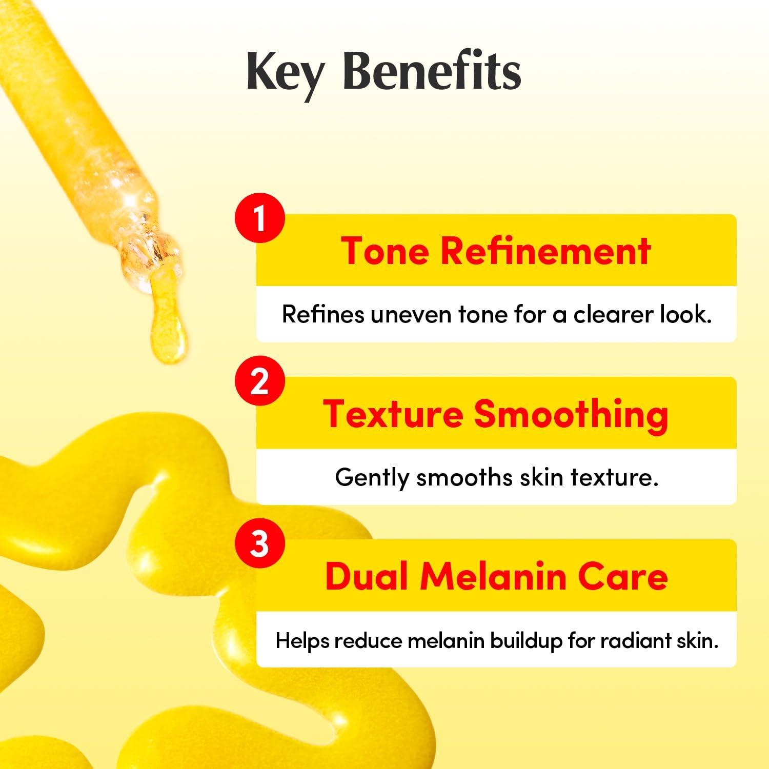 EQQUALBERRY Vitamin Illuminating Serum | Niacinamide 4% + Brightening Vitamin C Face Serum with Hyaluronic Acid & Vitamin E | Dark Spot, Uneven Tone Care | Korean Skincare,