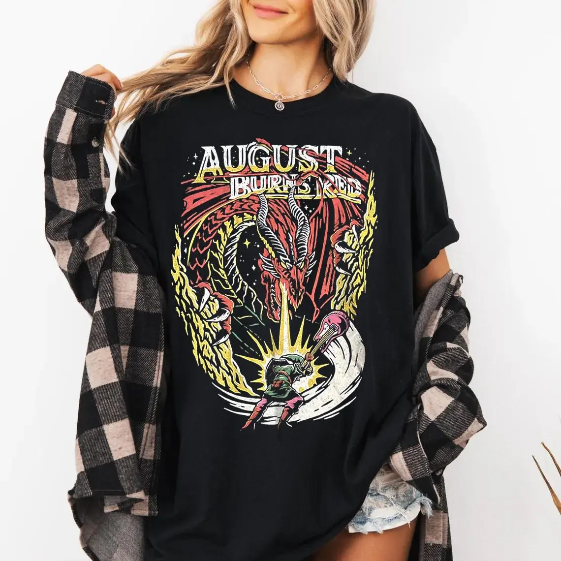 August Burns Red Link T-Shirt Metalcore Rock Thrash Death Metal Lamb Of