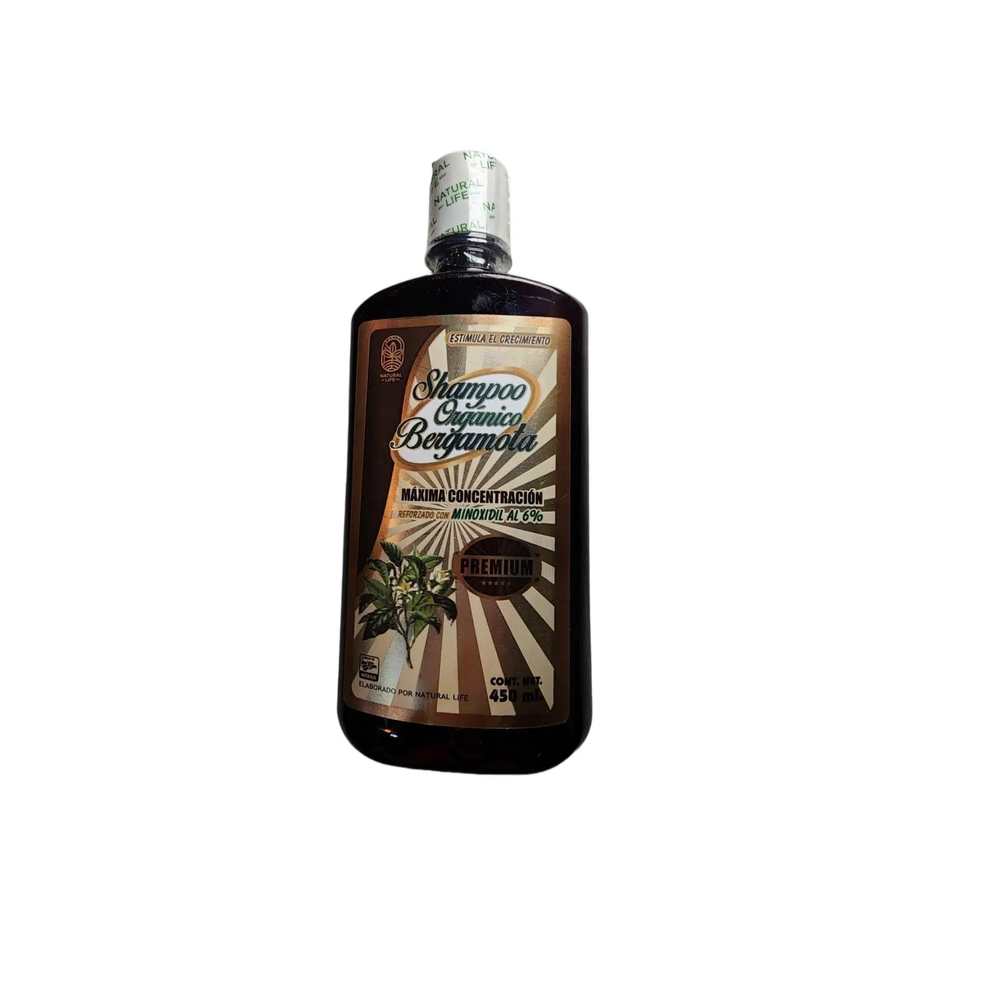 2 Bottles Shampoo Bergamota Minoxidil 6%