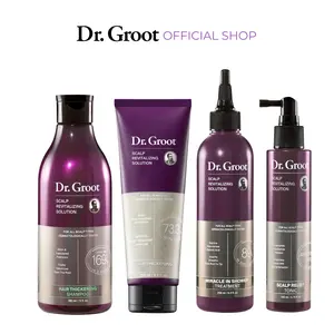 Dr. Groot 3 Step Bundle + Scalp Relief Tonic - Clinically Proven Hair Thickening Shampoo, Conditioner, & Miracle Treatment for All Scalp Types and Safe for Color-Treated Hair
