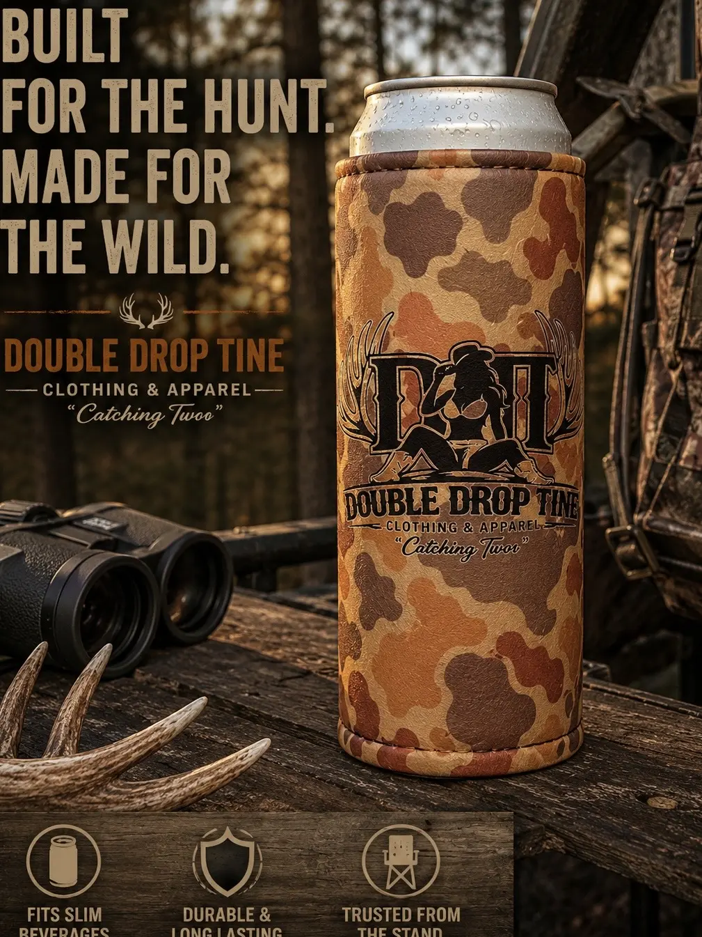 Camo Slim Koozie