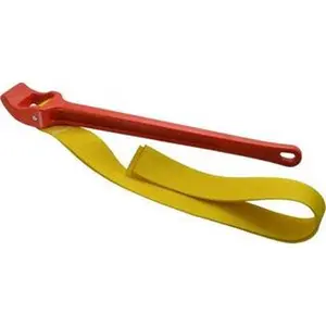Ridgid 5" Max Pipe Capacity, 29-1/4" Long, Strap Wrench 5-1/2" Actual OD, 18" Handle Length 31370