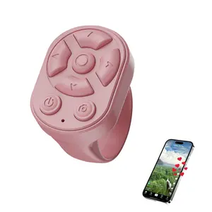 TikTok Scrolling Ring - Remote Control for TikTok, Bluetooth Page Turner Ring Scroller, Camera Shutter Short Video and Music Remote Controller