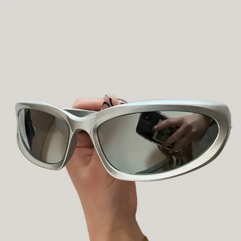 Y2k Wrapped Sunglasses, Outdoor Sports Fashion Glasses For Daily Commuting,Music Festivals,Rave Parties,Street Shades Beach Accessories For Women Shades