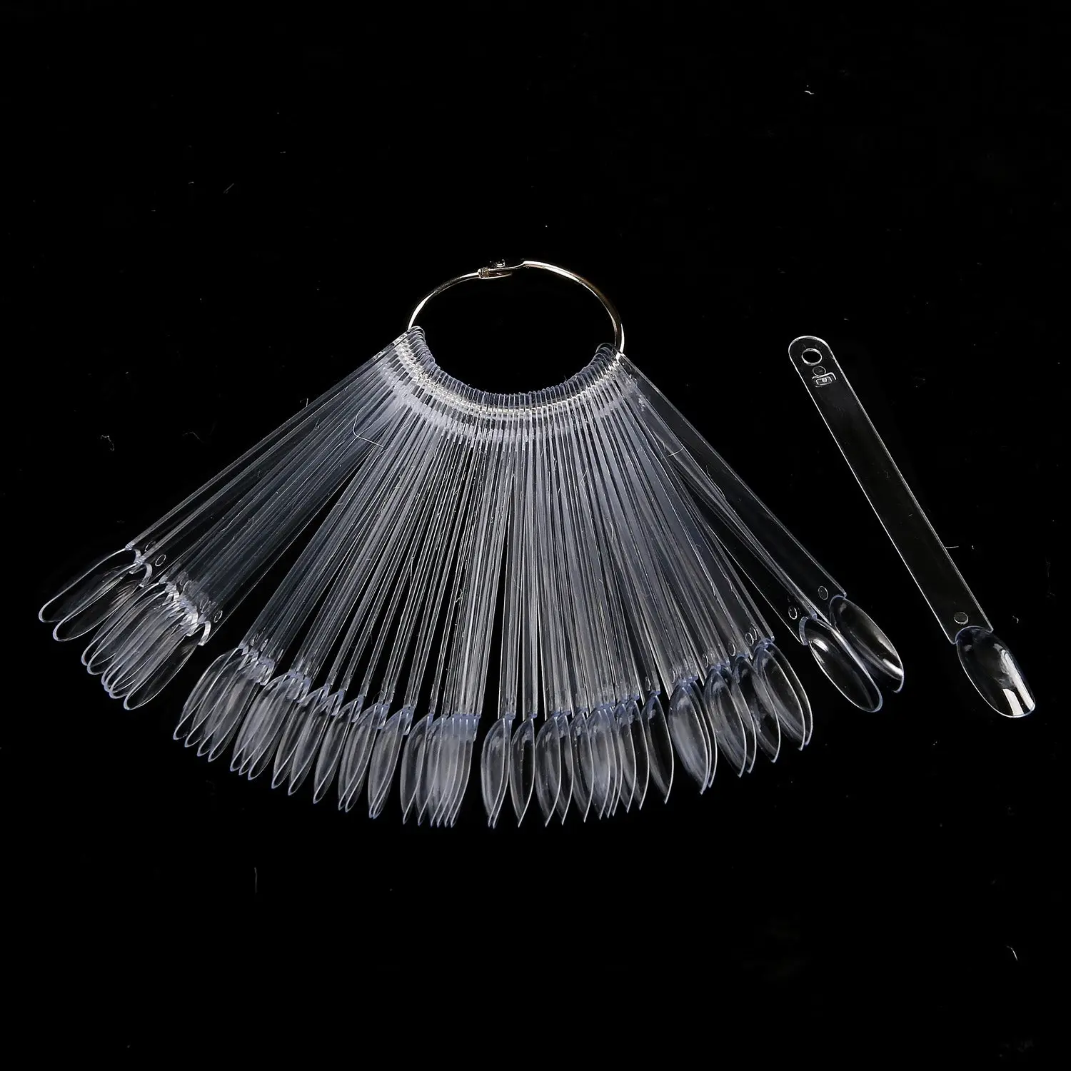 Cre8tion Round Edge Ring Color Chart Clear 50 pcs/set