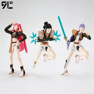 9L3D Printe Games  Series Lucky13 Dummy13 Anime Girl Figure Model Movable Joints Collectible Desktop Decoration Model Toys Gifts