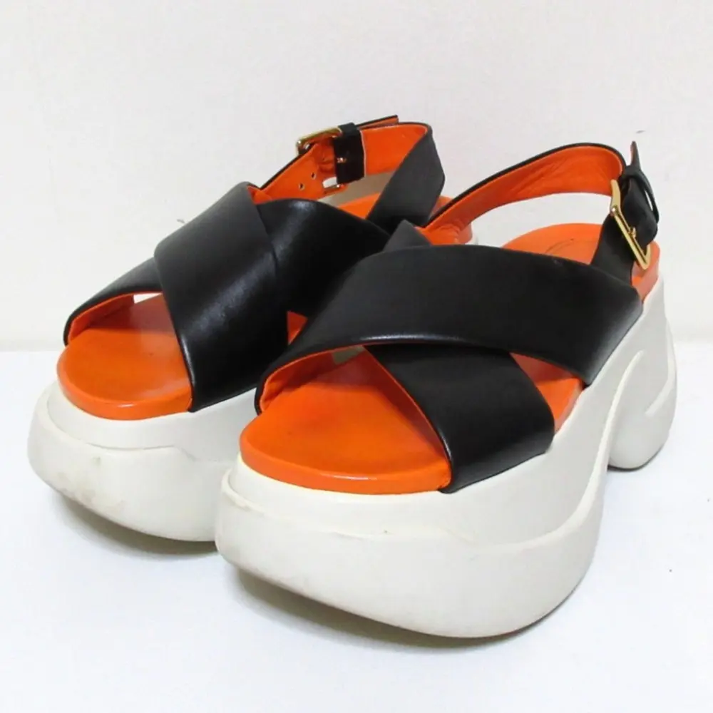 Pre-owned MARNI Other Small Leather Goods Fussbett Platform Sandals