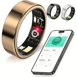 SmartRingforWomenMen,ActivityandFitnessTrackerwithSteps,Distance,Calories,SleepTracking,ExerciseMonitoring,foriPhoneforAndroid,,ChristmasStockingStuffersandChristmasFillercouplesgift