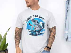 Dad/Husband Themed T-shirts random designs unisex fit plus sizes avaliable 50/50 poly cotton blends light weight Menswear Top Tshirt Shortsleeve