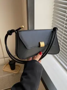 Elegant Colorblock Crossbody Bag for Women, PU Leather Bag, Stylish Shoulder Clutch, Chic Crossbody Purse, Perfect New Year Gift, Versatile Summer Accessory, Lightweight Crossbody Bag