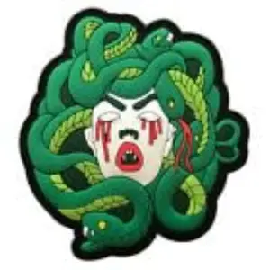 Medusa PVC Rubber 3.0 inch Hook Patch [3D-PVC Rubber-3.0 inch-MM-7]