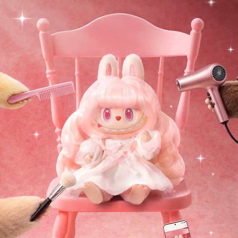 (A1) POP MART THE MONSTERS Hair Salon Series - Vinyl Plush Pendant Blind Box
