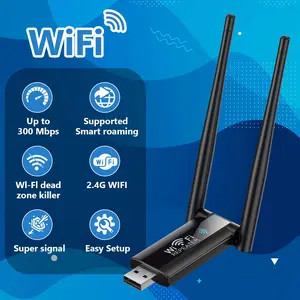 300Mbps USB WiFi Repeater, Wireless Extender, WiFi Signal Amplifier Booster, Long Range Home Network Extension