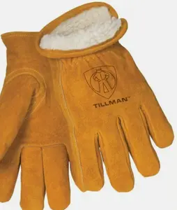 Tillman Cold Weather Leather Lined Heavy Duty Warm Winter Insulated Work Gloves