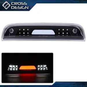 CROSSDESIGN Rear Third 3rd Brake Light Lamp Fit For 14-18 Chevy Silverado GMC Sierra Clear