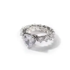 heart CZ ring