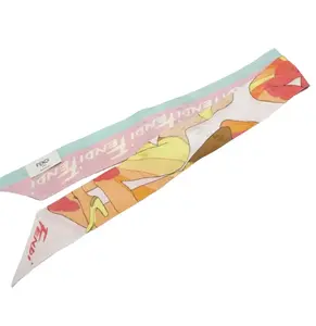 Pre-owned FENDI 1 Small Leather Goods Wrappy Scarf GZ