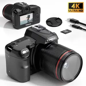 4K Digital Camera for Photography & Vlogging, 64mp Single Lens, 3.0 Touchscreen, 16x Zoom, Point and Shoot for Beginners, Teens, Youtube Creators